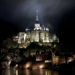 mont st michel nuit